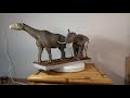 Paraceratherium vs. large elephant specimen Diorama 1:24 scale #diorama  #mammals  #prehistoric