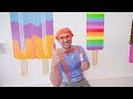 Blippi Learns Shapes at Ball N Bounce Indoor Playground! Educational Videos for Kids