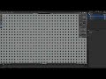 How to model a pegboard in blender