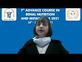 Welcome To 7th Advance Course in Renal Nutrition and Metabolism