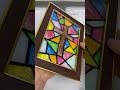 How to make EASY Faux Stained Glass | Step by Step Tutorial