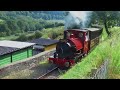 Corris Railway No 10: Brand New Falcon Steam Locomotive - First Passenger Trains in the Dulas Valley
