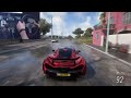 McLaren P1 Anti-Lag Turbo - Forza Horizon 5 Steering Wheel Gameplay