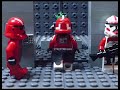 Brennende Trümmer Lego Star Wars Brickfilm mit Commander Fox