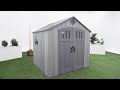 Lifetime 8' x 7.5' Outdoor Shed | Lifetime Assembly Video