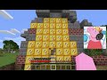 Princess Peppa Pig The Most Secure House vs Evil Peppa Pig In Minecraft