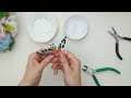 How to Make Hair Accessories at Home | DIY Tutorial For a Handmade Wired Wedding Hair Pin with Beads