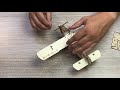 Wooden airplane DIY model - mini plywood construction