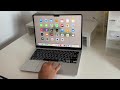 Unboxing my Macbook air m3 (Silver)  AirPods From Back To School
