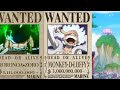 Update Bounty Straw Hat After Wano One piece