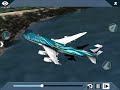 Gliding Low to Water in 747 (the big plane lol)