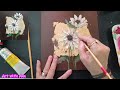 *Easy* DIY textured art |how to paint in acrylics|  texturepaste