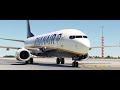 FLIGHT SIMULATOR // BOEING 737-800 RYANAIR PISA-BUCAREST