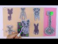 Making Zoonomaly Game Book 🐼😝DIY + ( Horror Squishy + Smiling Critters)