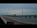 Florida Keys 7 Mile Bridge After Tropical Storm Debby (4k60FPS)