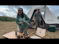 We Camped in the Comfort of Home in the Heavy Rain with Our New Tent