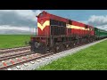 INDIAN DIESEL ON ELECTRIC 🥱 TRAINS CROSSING//BUMPY RAILROAD TRACKS//Train Sim World Live Junction