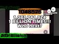 Reactor Core Explosion to 1 Trillion (Collab started by @thecore_gamer2ndchannel !)