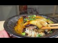 ナス1本あれば【極上の飯になる】タレと茄子のとろりが絡む最強飯。茄子１本丼。