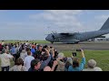 New Belgian airforce Airbus A400M start up