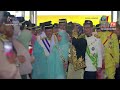 Laungan azan di Istana Negara iringi keberangkatan balik Agong, Permaisuri