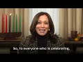 Happy Kwanzaa from Kamala Harris and Doug Emhoff