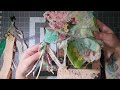Flowers and Lace journal flip through