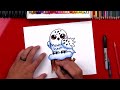 How To Draw A Snowy Owl Cartoon🦉