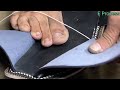 Ingenious Craftsman Make Handmade Leather Shoes||Process Of Making Leather Shoes||