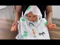 Baby Poncho Sewing | Baby Bathrobe Making ⛅️