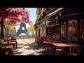 Paris Cafe Shop Ambience | Spring Jazz Cafe Music for Study, Relax, Work