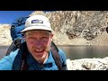 Backpacking Sequoia National Park, Miter Basin, Sierra High Trail, Crabtree Pass, Part 2 of 3