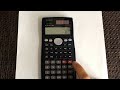 Converting your Casio fx-991MS from scientific to normal mode