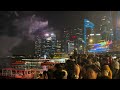 🇸🇬4K - Singapore New Year Fireworks | Most Beautiful New Year Fireworks Of Singapore 🎆🎉