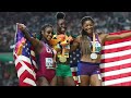 Sha'Carri Richardson vs Shericka Jackson over 200m II 2023 World Championships Budapest