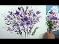 An Easy Way to Paint Flowers / the art of painting / acrylic technique