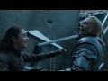 Arya Stark Fights Brienne of Tarth | Game of Thrones | Max