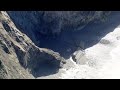 Aerial video of Big Sur Highway 1 slip-out