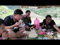 Lao brother-in-law is also too lucky and bitter  his family has to plant rice for his mother-in-law