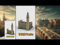 LEGO Big Ben in Different Scales | Comparison