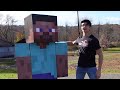 I Made Minecraft Steve In Real Life