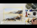 Turn a photograph into a loose watercolour painting