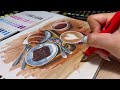 Draw Coffee with Markercolor | Draw with me ☕️👩🏻‍🎨
