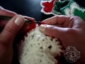 Cómo tejer estrellas navideñas al ganchillo (crochet coasters) -tejido para zurdos-