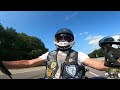 Riding To Our Monthly Blue Knights Meeting in Buford  Vlog 1429