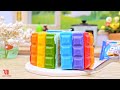 Amazing Rainbow Chocolate Cake🌈1000+ Miniature Rainbow Cake Ideas🍰 Mini Cake Ideas