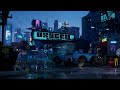 Cyberpunk Night Club in Night City Ambience | Rain & Drone Sounds For Sleep Relaxing Study