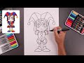 How To Draw Pomni | The Amazing Digital Circus