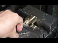 Simple Low-Cost Lathe Tailstock Rotary Collet Chuck