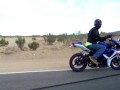 Ya can't keep a dirt rider down, even on Nathaniel's GSXR600!